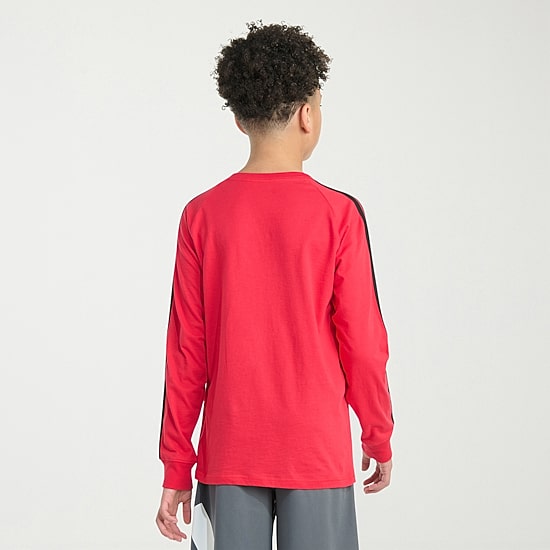 adidas Big Kid Boys Crew Neck Long Sleeve Regular Fit Graphic T-Shirt