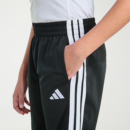 adidas Iconic Tricot Big Kid Boys Mid Rise Regular Fit Cuffed Track Pant