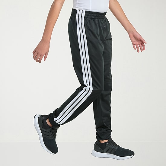 adidas Iconic Tricot Big Kid Boys Mid Rise Regular Fit Cuffed Track Pant