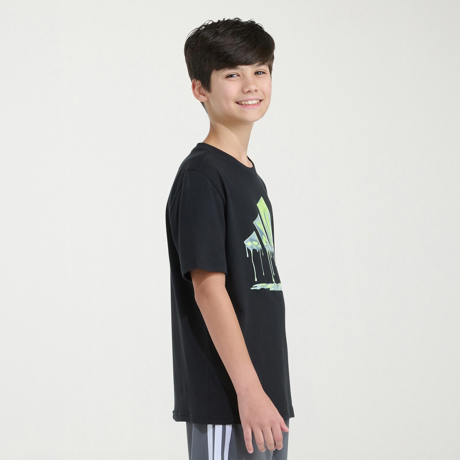 adidas Big Kid Boys Crew Neck Short Sleeve Regular Fit Graphic T-Shirt