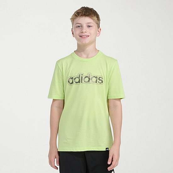 adidas Big Kid Boys Crew Neck Short Sleeve Regular Fit Graphic T-Shirt