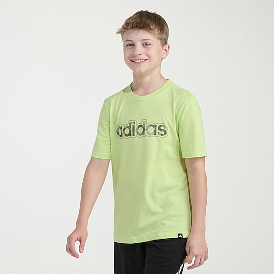 adidas Big Kid Boys Crew Neck Short Sleeve Regular Fit Graphic T-Shirt