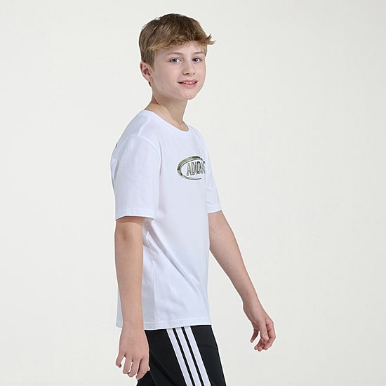 adidas Big Kid Boys Crew Neck Short Sleeve Regular Fit Graphic T-Shirt