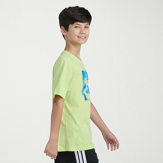 adidas Big Kid Boys Crew Neck Short Sleeve Regular Fit Graphic T-Shirt