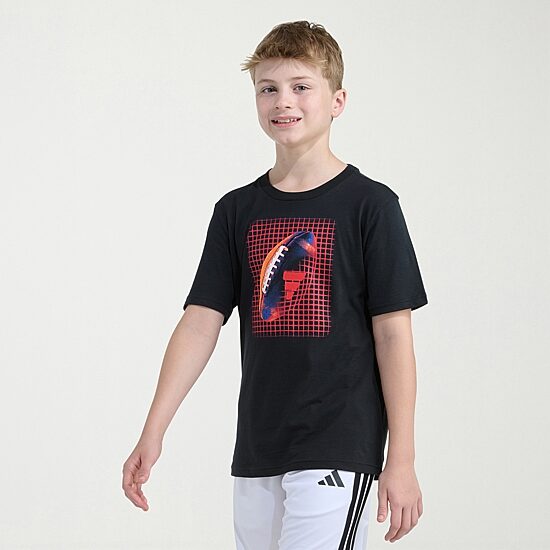 adidas Big Kid Boys Crew Neck Short Sleeve Regular Fit Graphic T-Shirt