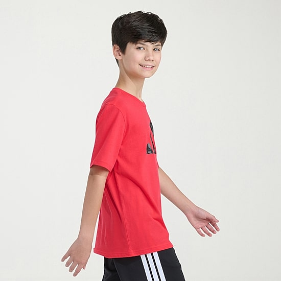 adidas Big Kid Boys Crew Neck Short Sleeve Regular Fit Graphic T-Shirt