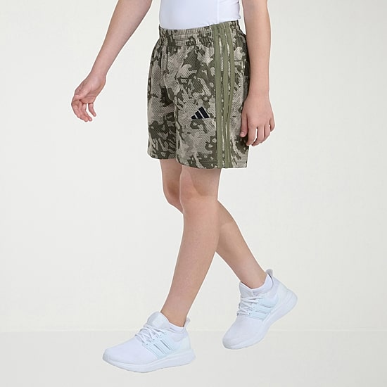 adidas Big Kid Boys Mid Rise Mesh Pull-On Short