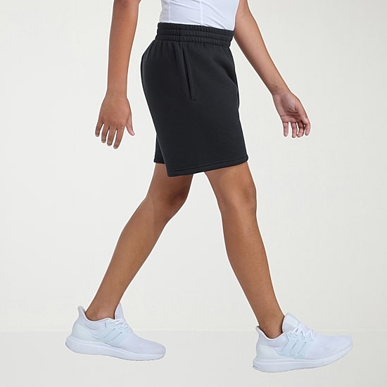 adidas Big Kid Boys Mid Rise Fleece Pull-On Short