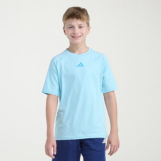 adidas Big Kid Boys Crew Neck Short Sleeve Regular Fit Graphic T-Shirt