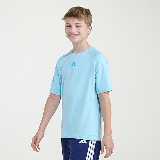 adidas Big Kid Boys Crew Neck Short Sleeve Regular Fit Graphic T-Shirt