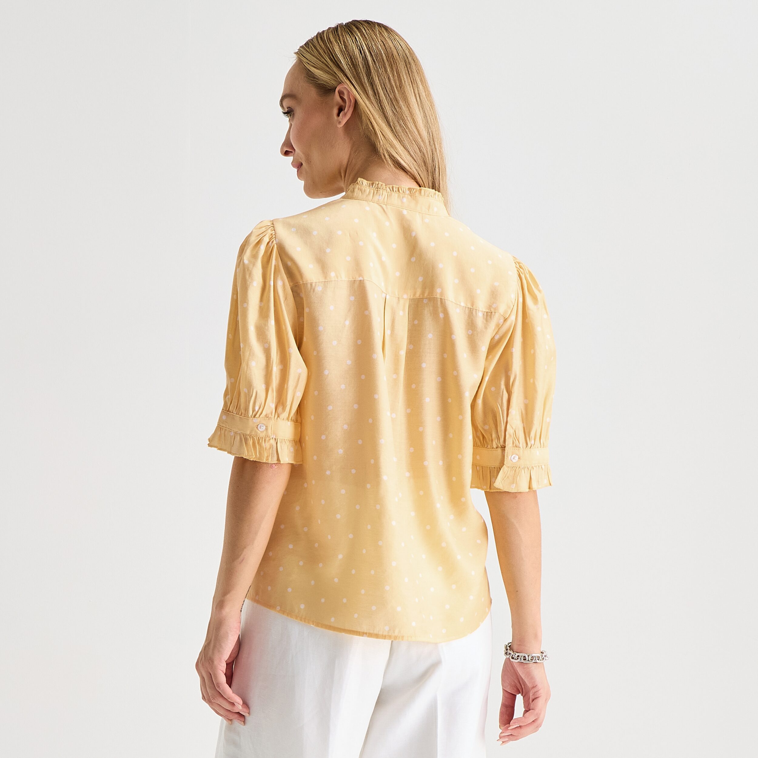 Liz Claiborne Womens Tall Short Sleeve Blouse