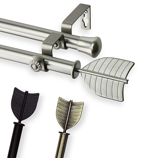 Rod Desyne Quill Double Curtain Rod