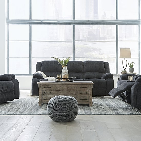Signature Design by Ashley® Dryden Pad-Arm Reclining Sofa