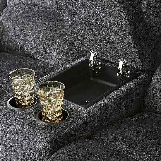 Signature Design by Ashley® Dryden Pad-Arm Reclining Loveseat