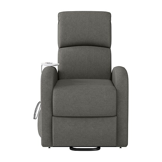 ProLounger Modern Power Recline and Lift Chair with Heat and Massage in Chenille