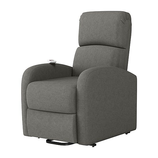 ProLounger Modern Power Recline and Lift Chair with Heat and Massage in Chenille