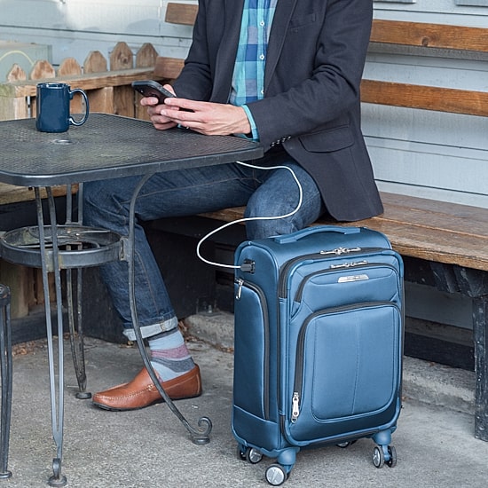 Samsonite Solyte Dlx 20 Inch Softside Expandable Lightweight Carry-On Spinner Luggage