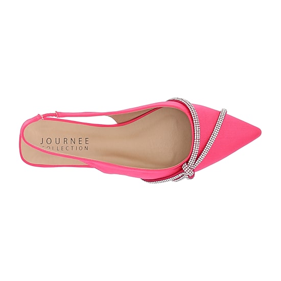 Journee Collection Rebbel Womens Pointed Closed Toe Ballet Flats