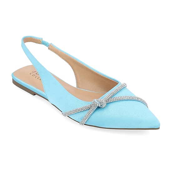 Journee Collection Rebbel Womens Pointed Closed Toe Ballet Flats