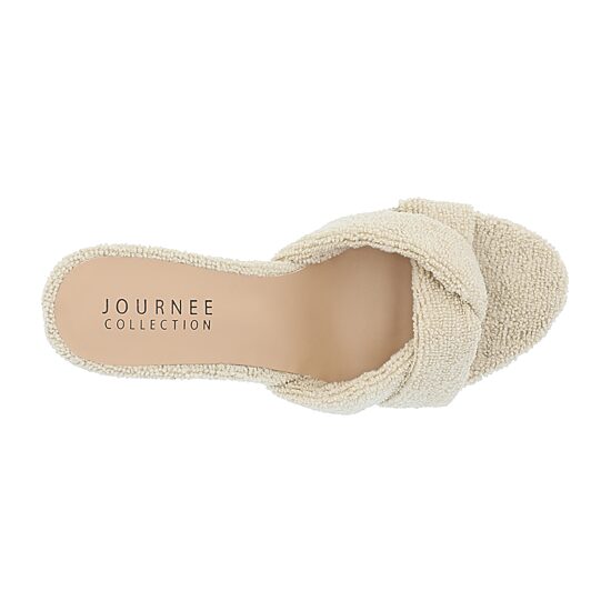 Journee Collection Mannon Womens Round Open Toe Stiletto Heel Pumps