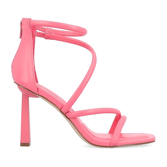 Journee Collection Marza Womens Square Open Toe Stiletto Heel Pumps