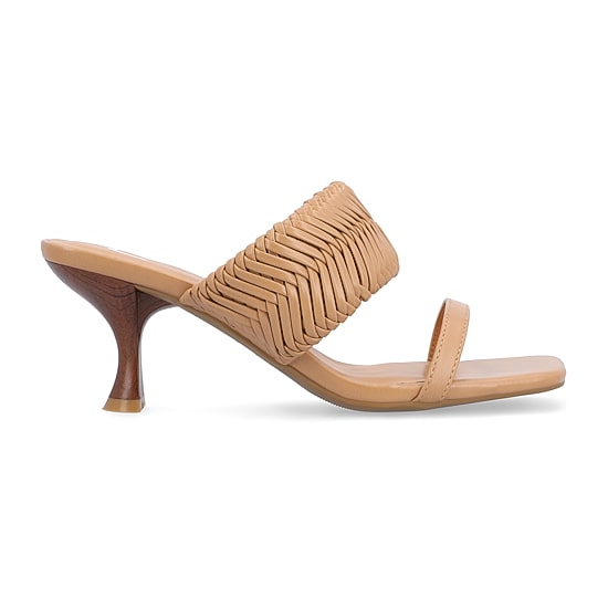 Journee Collection Monyka Womens Square Open Toe Stiletto Heel Pumps
