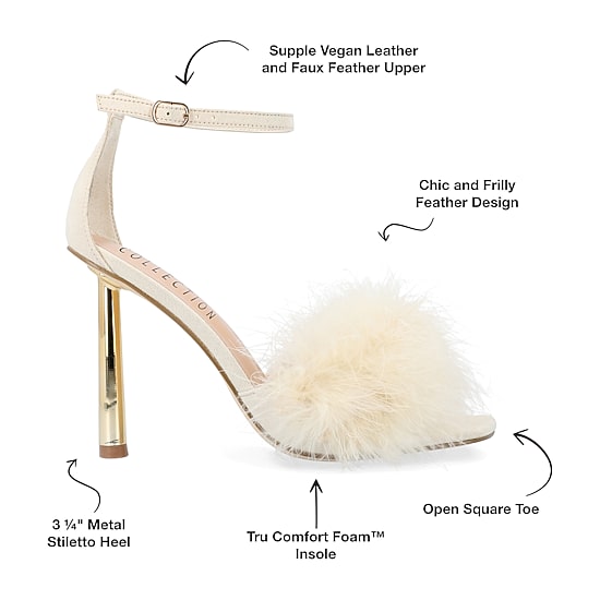Journee Collection Odete Womens Square Open Toe Stiletto Heel Pumps