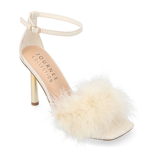 Journee Collection Odete Womens Square Open Toe Stiletto Heel Pumps