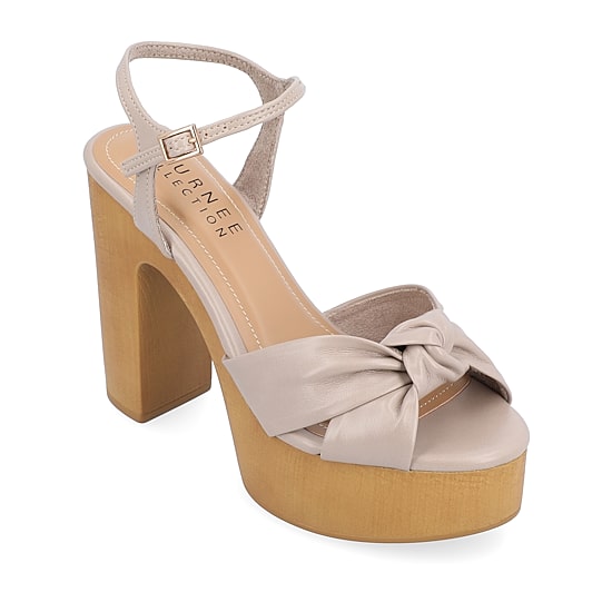 Journee Collection Womens Lorrica Heeled Sandals