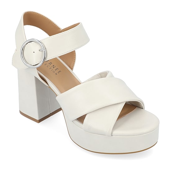 Journee Collection Womens Akeely Heeled Sandals