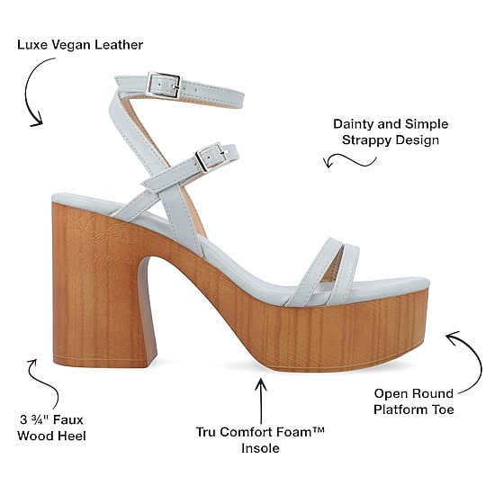 Journee Collection Womens Emerynn Heeled Sandals