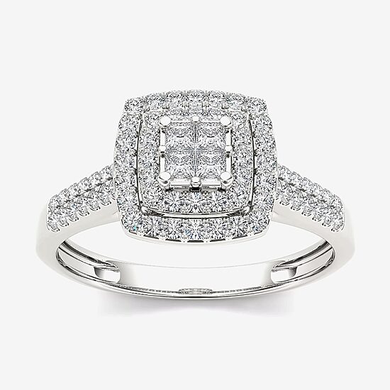 1/2 CT.T.W. Natural Diamond 14K  Gold Engagement Ring