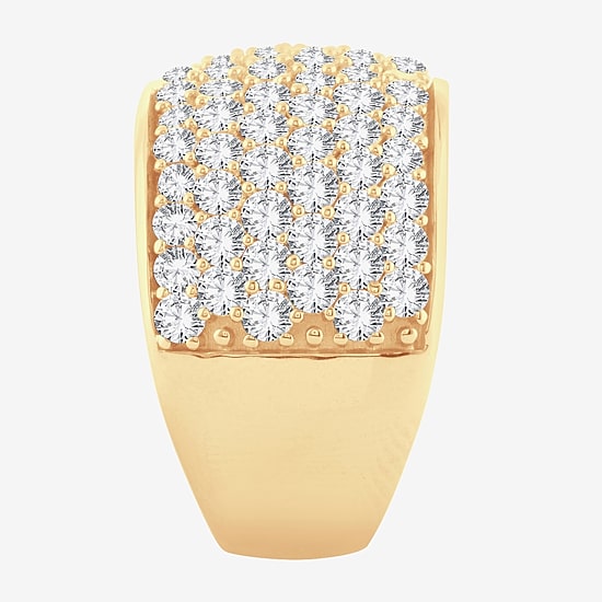 (H-I / I1) 3 CT. T.W. Lab Grown White Diamond 10K Gold Anniversary Band