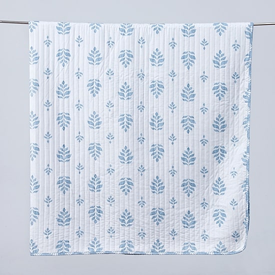 Linery Intricate French Floral Reversible Quilt Set