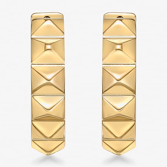 Mens Stainless Steel 15mm Hoop Earrings