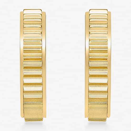Mens Stainless Steel 16mm Hoop Earrings