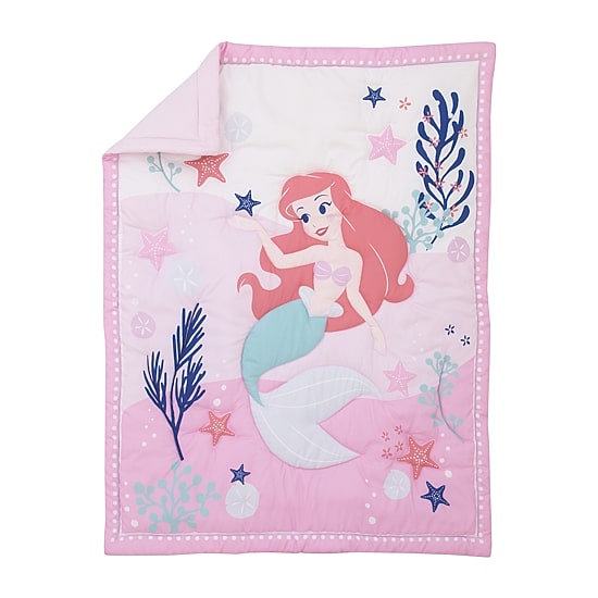 Disney 4-pc. Ariel Crib Bedding Set