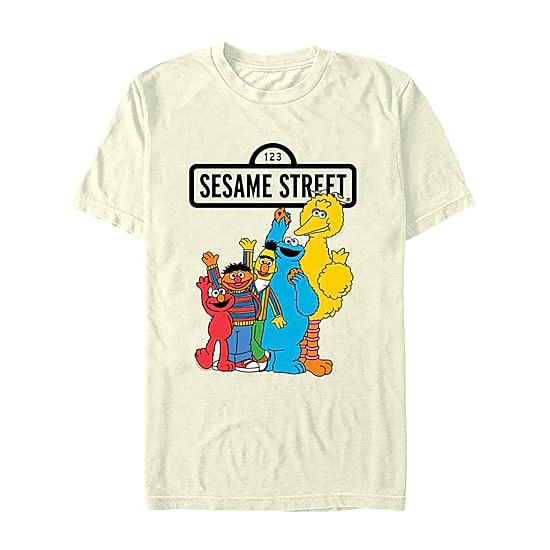 Mens Short Sleeve Sesame Street Graphic T-Shirt