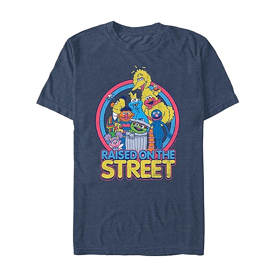Mens Short Sleeve Sesame Street Graphic T-Shirt