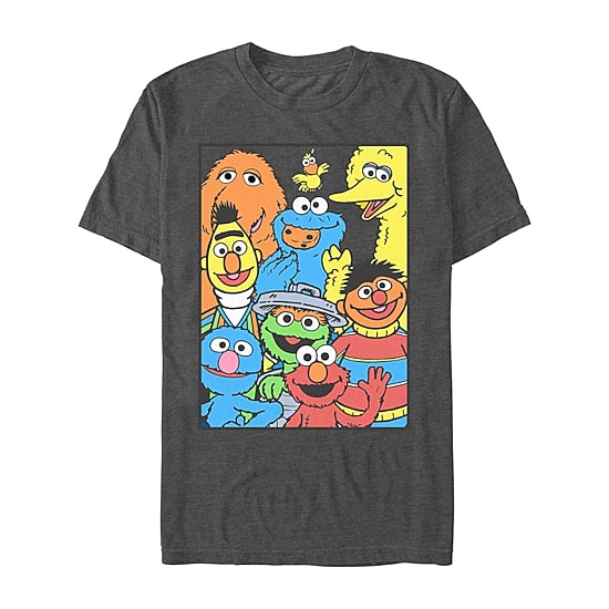 Mens Short Sleeve Sesame Street Graphic T-Shirt