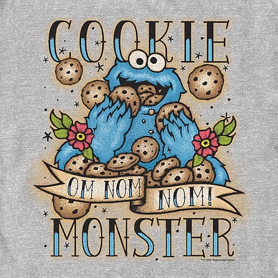 Mens Short Sleeve Sesame Street Graphic T-Shirt