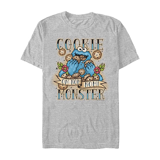 Mens Short Sleeve Sesame Street Graphic T-Shirt