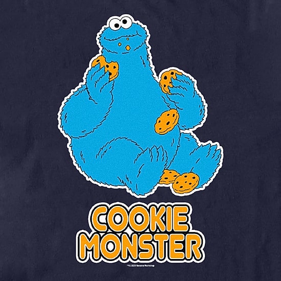Mens Short Sleeve Sesame Street Graphic T-Shirt