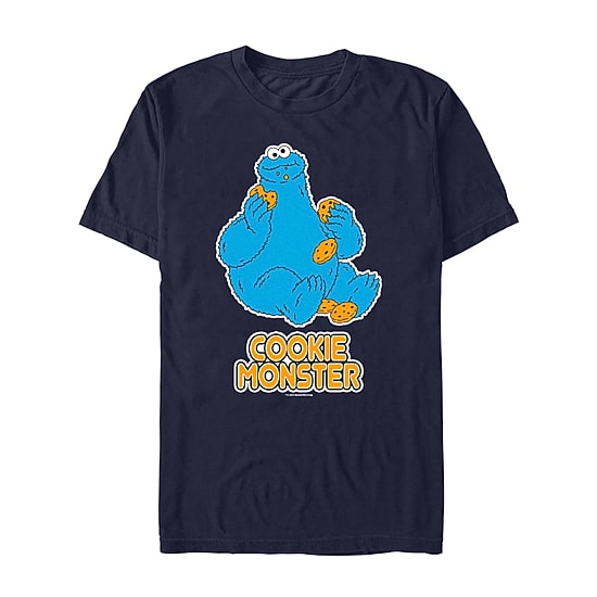 Mens Short Sleeve Sesame Street Graphic T-Shirt