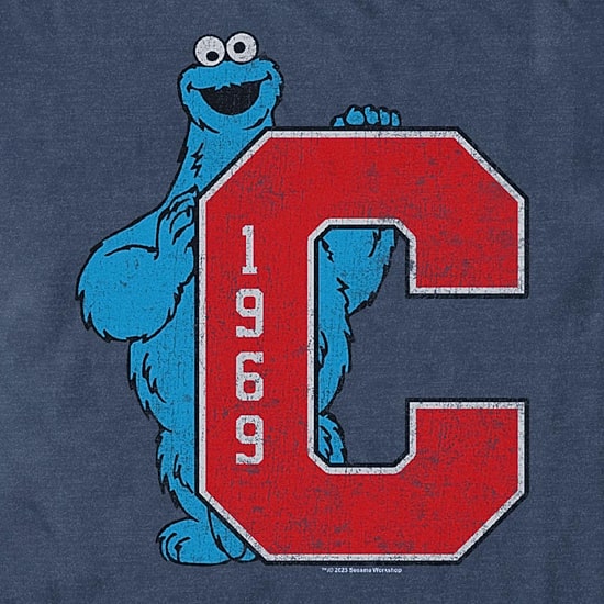 Mens Short Sleeve Sesame Street Graphic T-Shirt