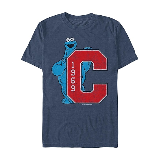 Mens Short Sleeve Sesame Street Graphic T-Shirt
