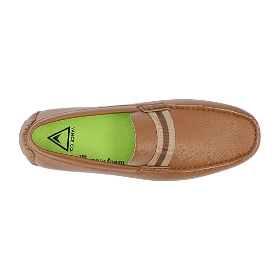 Vance Co Griffin Mens Moc Closed Toe Loafers