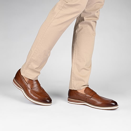 Vance Co Kahlil Mens Moc Closed Toe Loafers