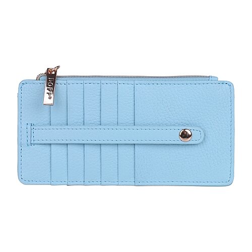 Dopp Thin Card Holder Womens Rfid Blocking Wallet In Blue
