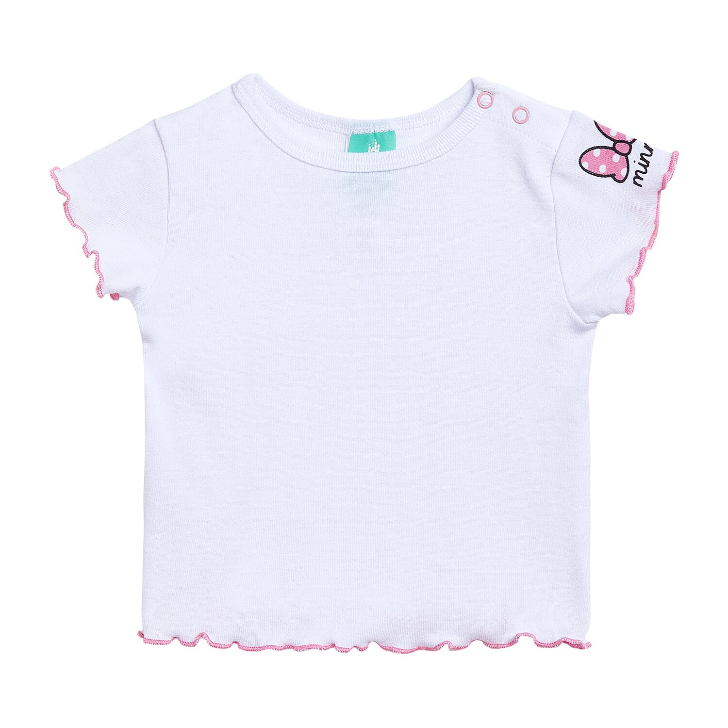 Disney Baby Girls 2-pc. Minnie Mouse Shortall Set